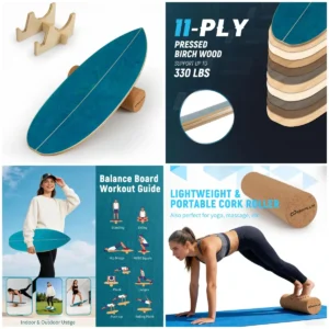Wooden Balance Board Trainer